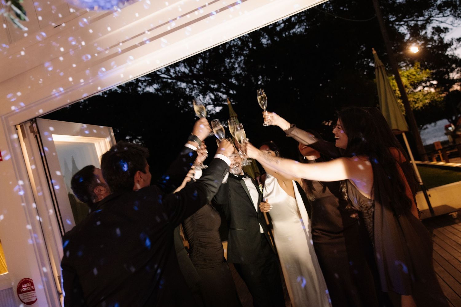 Sydney wedding photography of after party