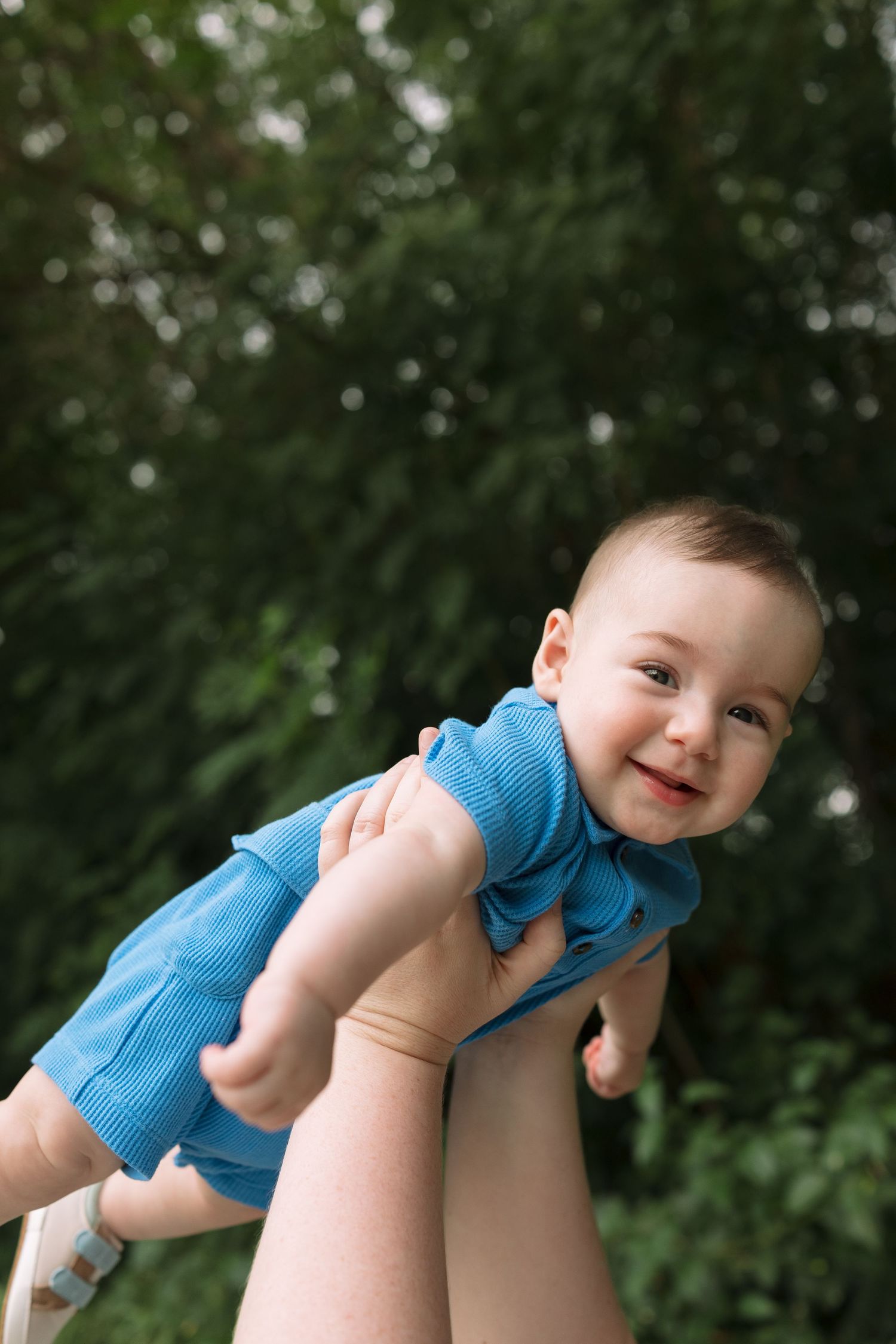 Baby in a family session in Mesa, AZ