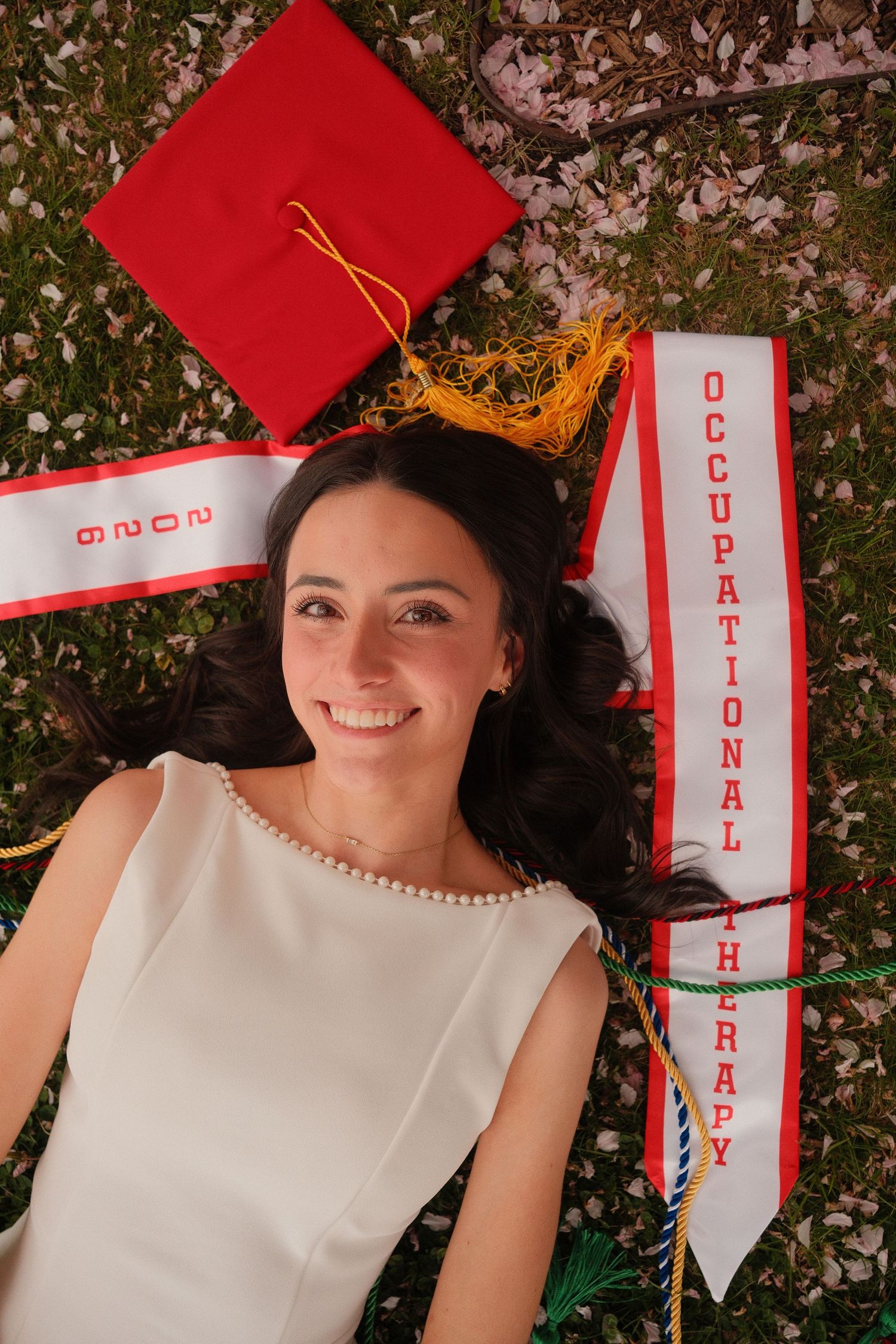 Artistic graduation photography highlighting celebration and individuality.