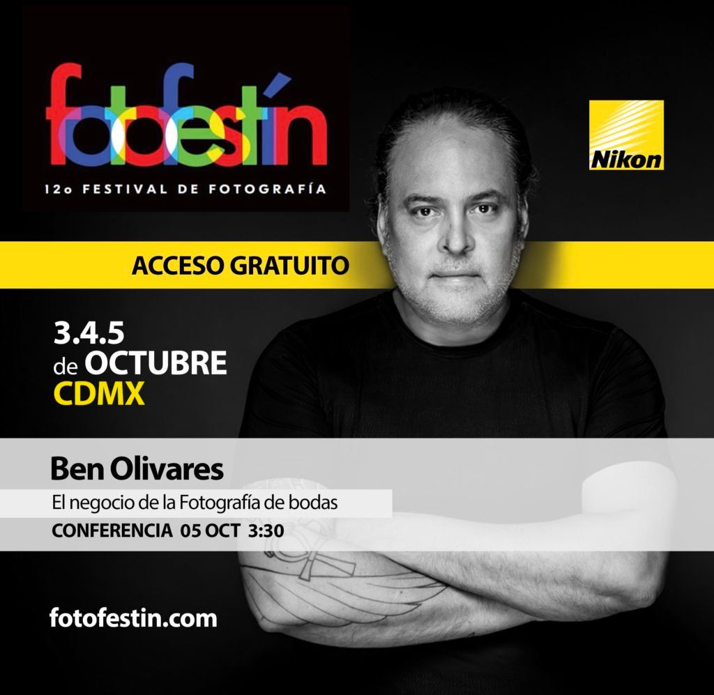 Fotofestin photography festival promotional banner with dark background.