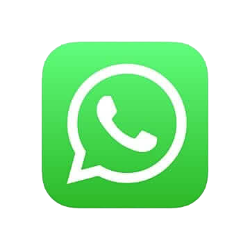 Evolution of the WhatsApp messenger app logo showing six different green chat bubble designs over time.