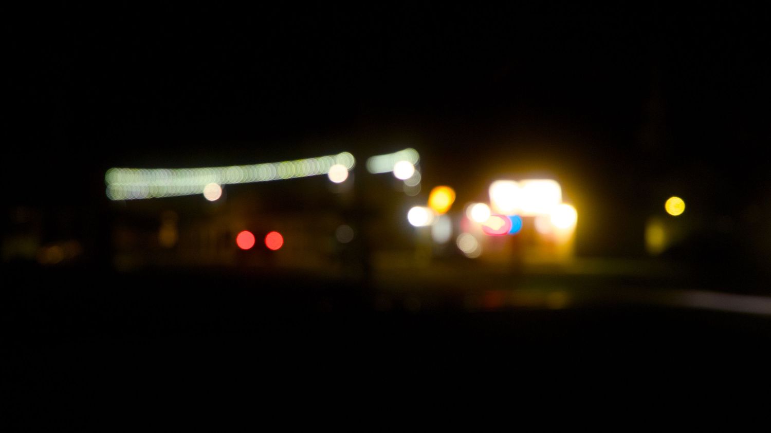 Selective Focus, to anonymize the scene letting others see a night at home.