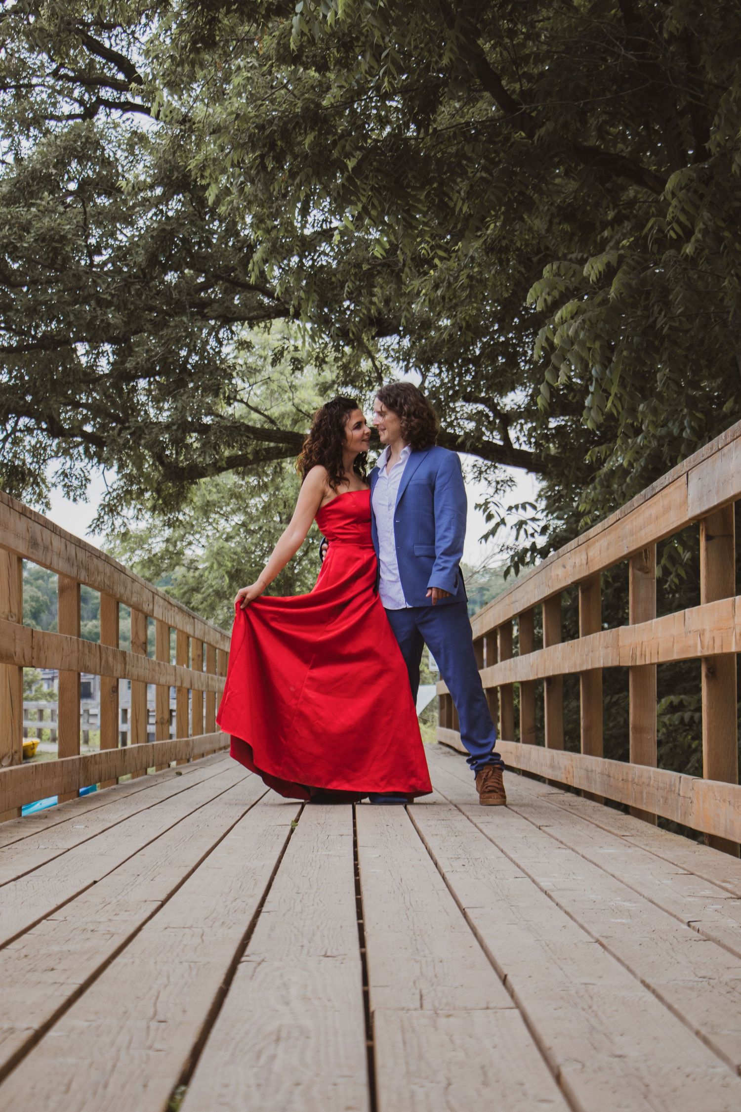 bride and groom dancing on bride in the Kitchener-Waterloo region