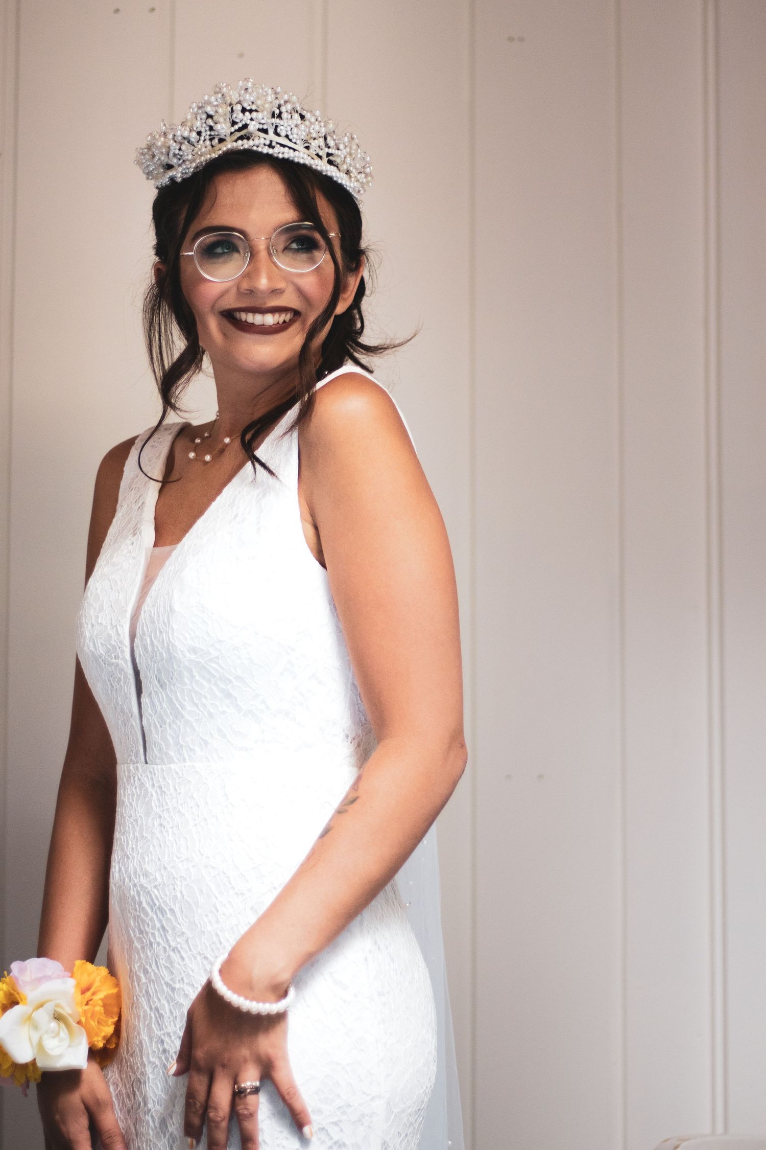 bride getting ready pictures filled with happiness at kitchener–Waterloo Cambridge Region
