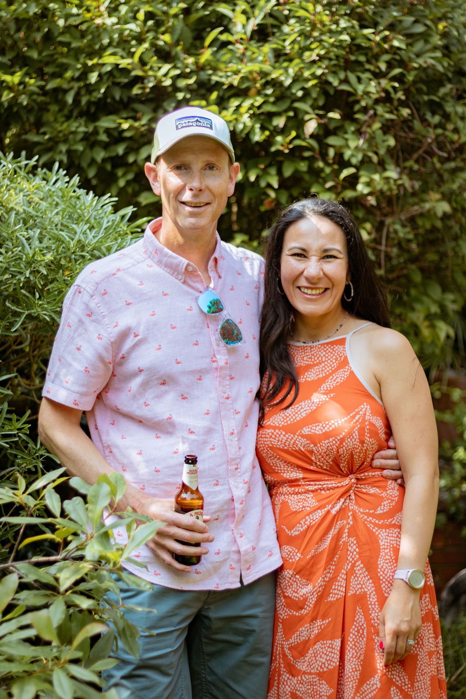 posed picture of couple after wedding ceremony in the Kitchener–Waterloo Region