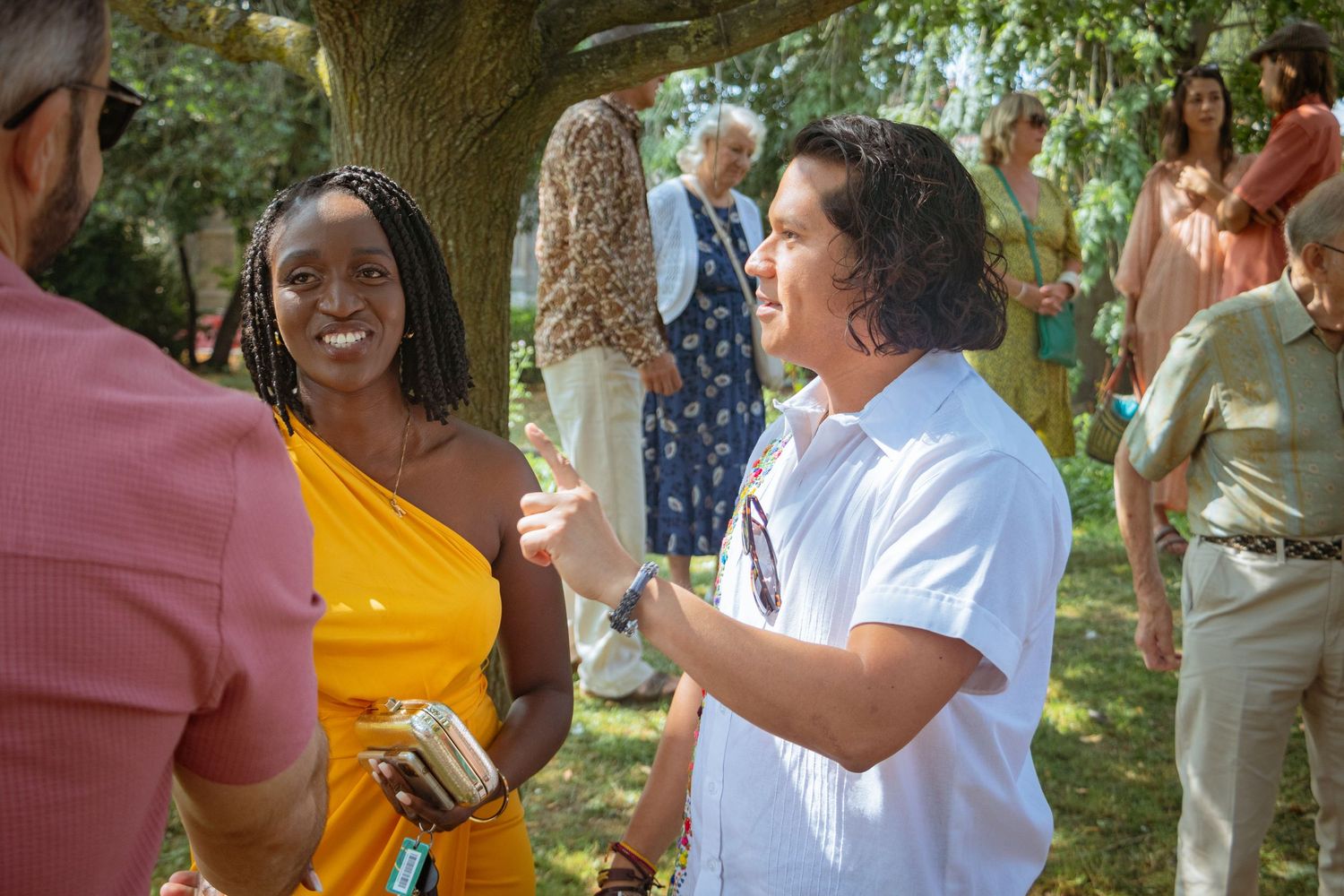 candid picture of LGBTQ+ wedding after their ceremony in the Kitchener–Waterloo Region