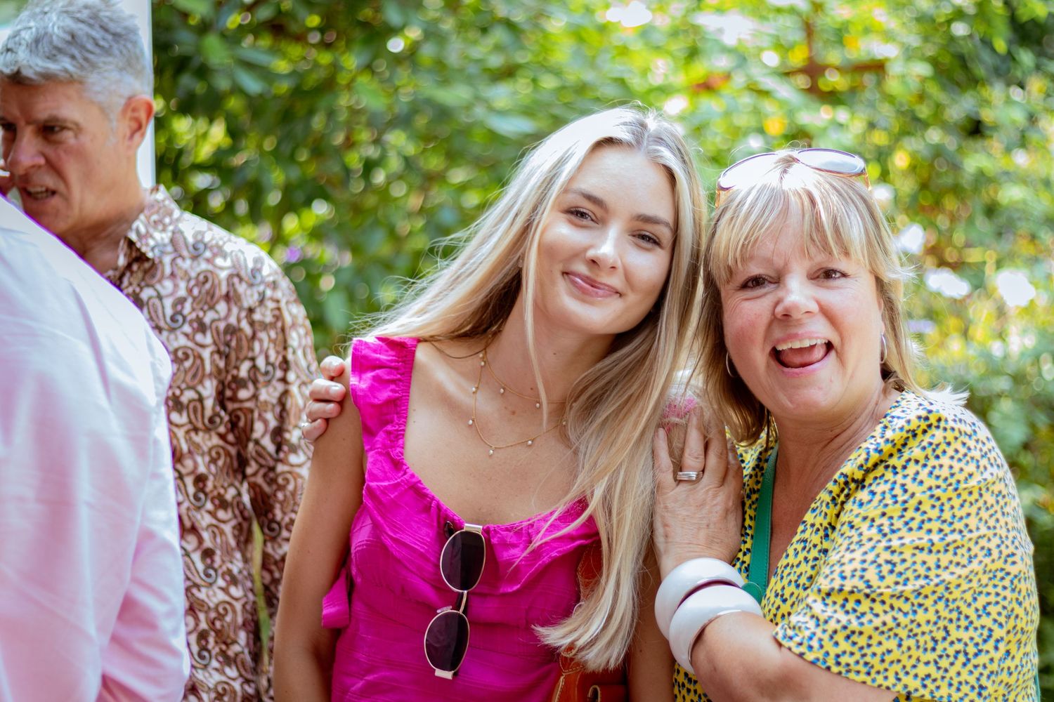 candid picture of mother and daughter after wedding ceremony in the Kitchener–Waterloo Region