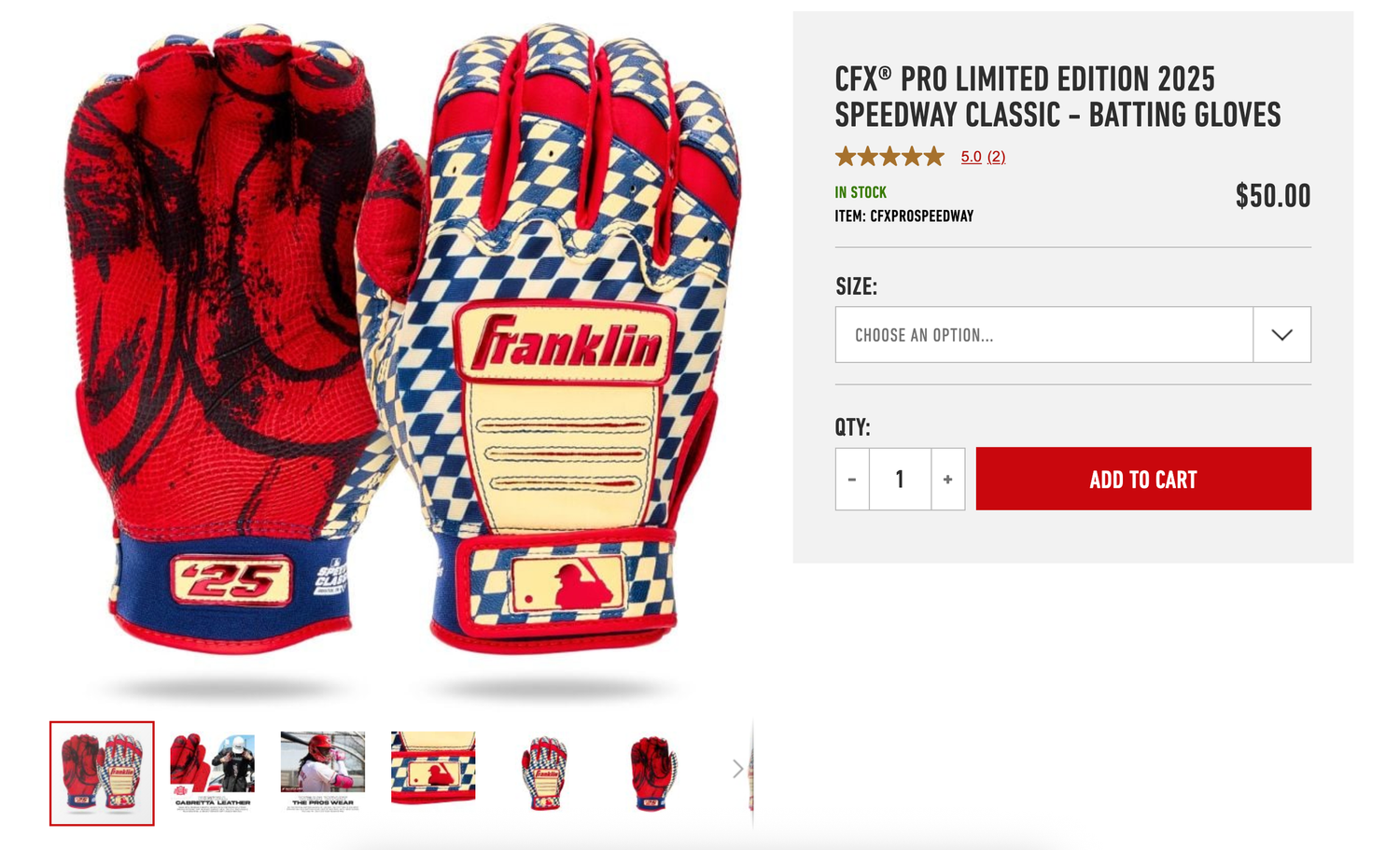 Red and white patterned pickleball sling bags displayed in an online store product listing.