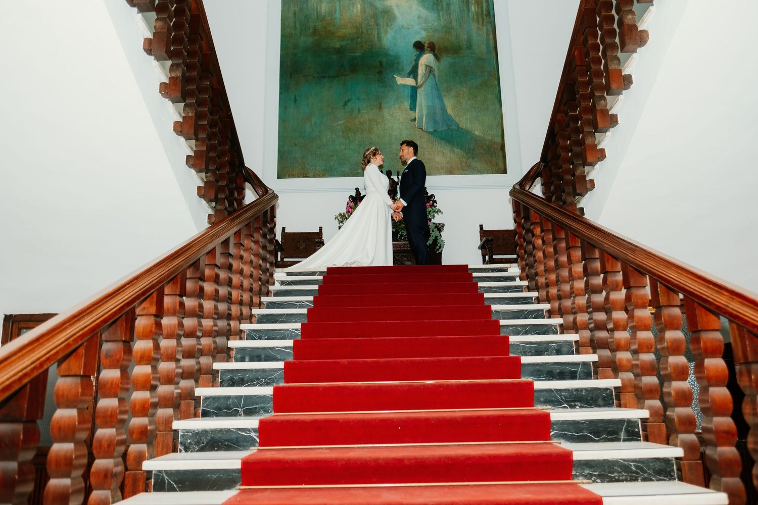 Reportaje de boda en Salón del Real Círculo de la Amistad de Córdoba, Destination Wedding Andalucia