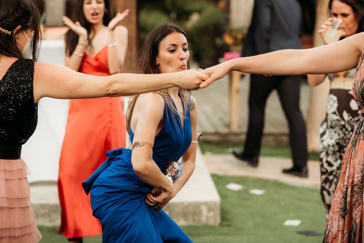 Invitada bailando en Tarifa