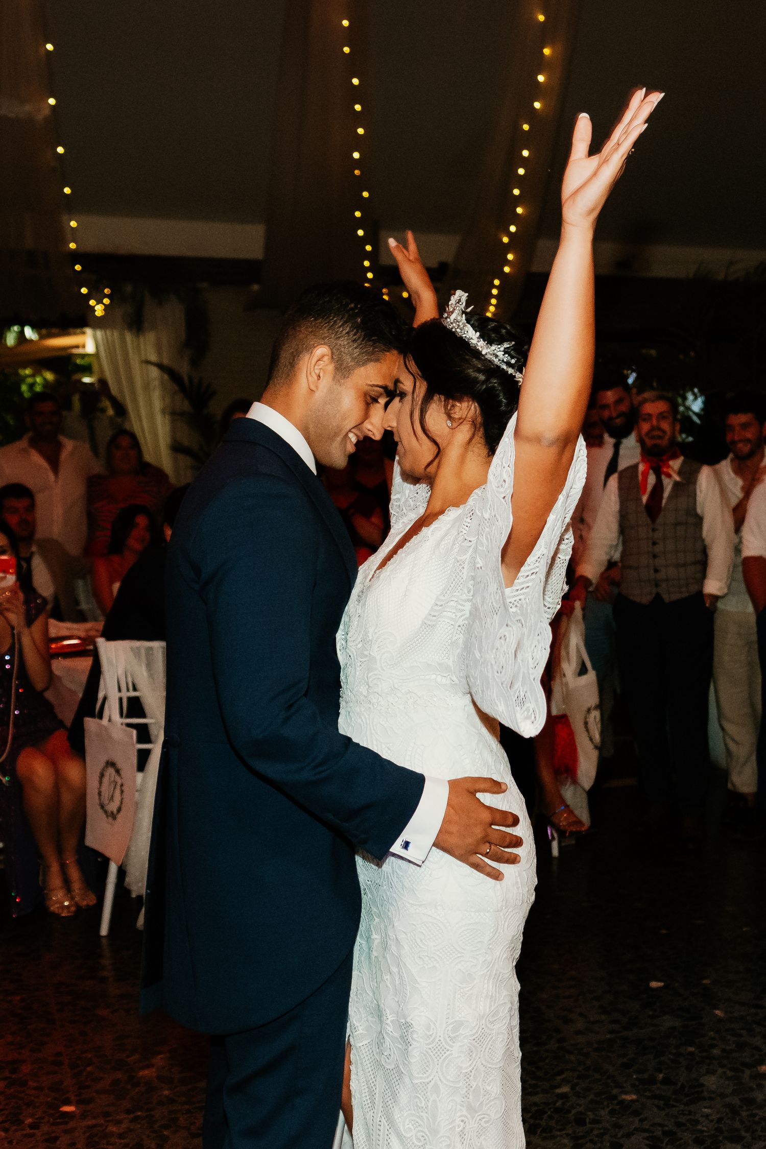 Fotografia de boda durante el baile de los novios, Roberto Pecino Fotógrafo