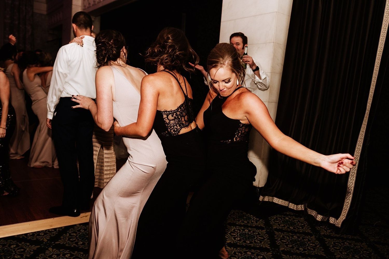Electric atmosphere on the dance floor: guests enjoying the best urban and R&B music mix