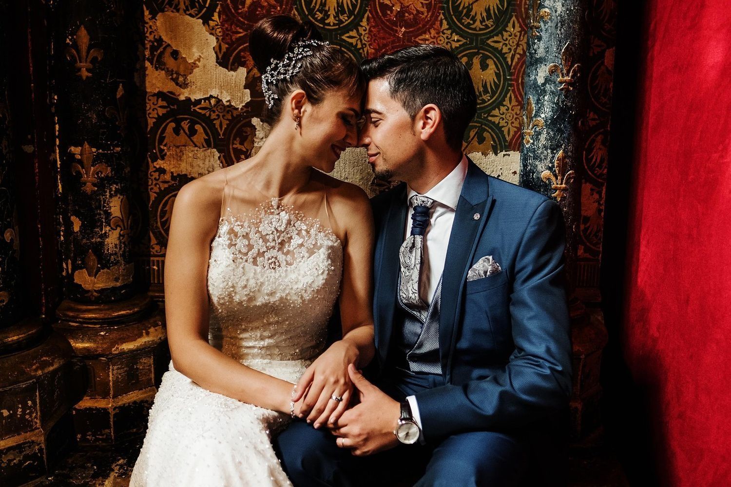 Fotografia de boda en interior en París