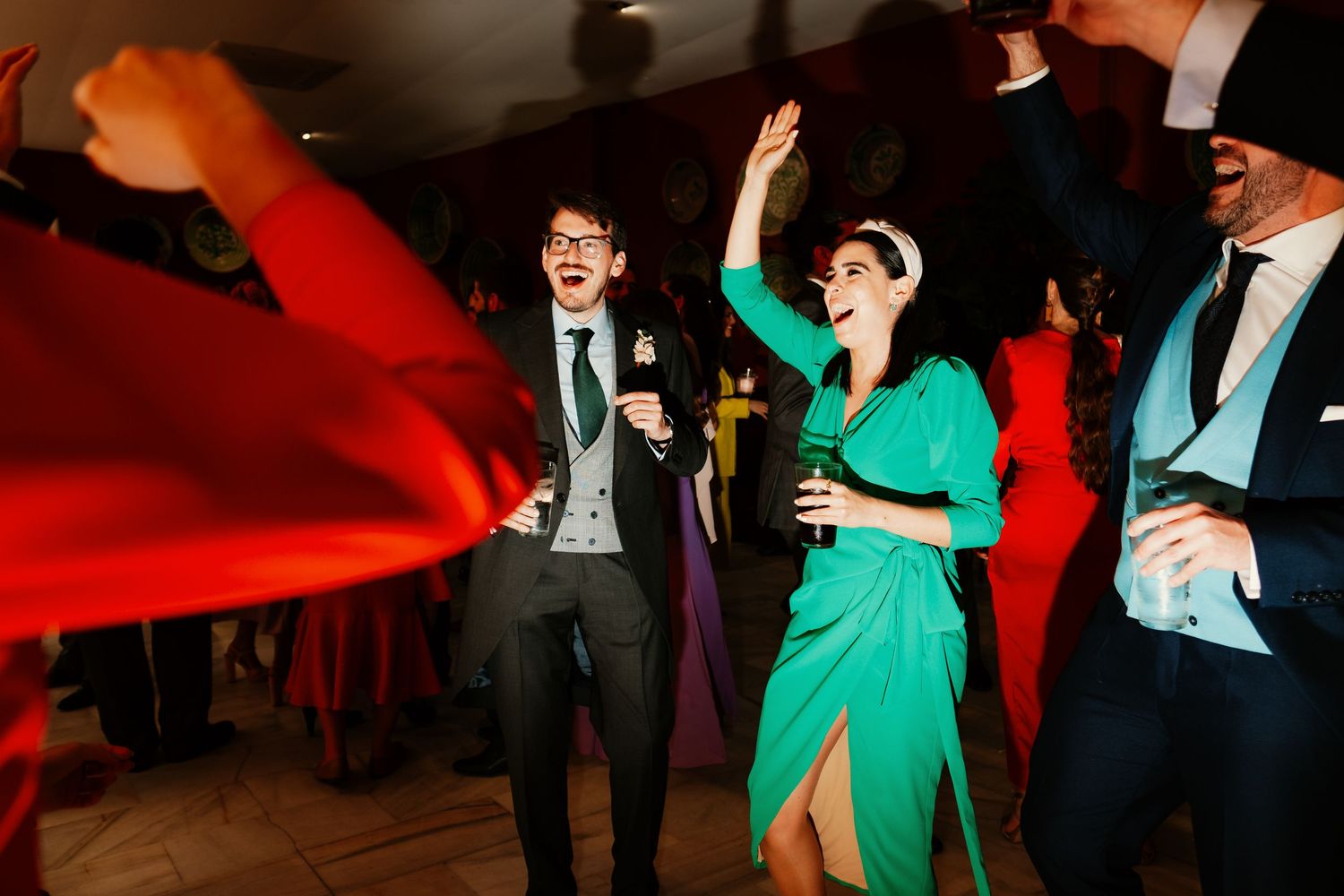 Barra libre y celebración final de la boda en Granada