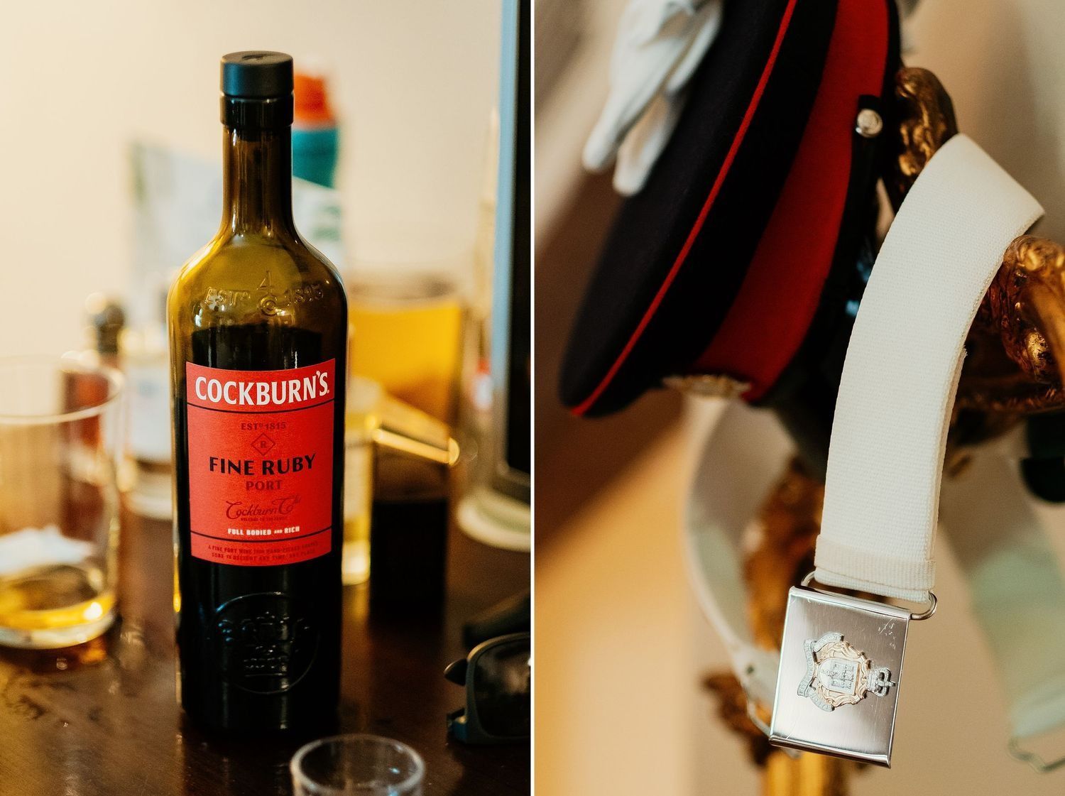 Detalles de los prepartivos del novio en Finca Montenegral