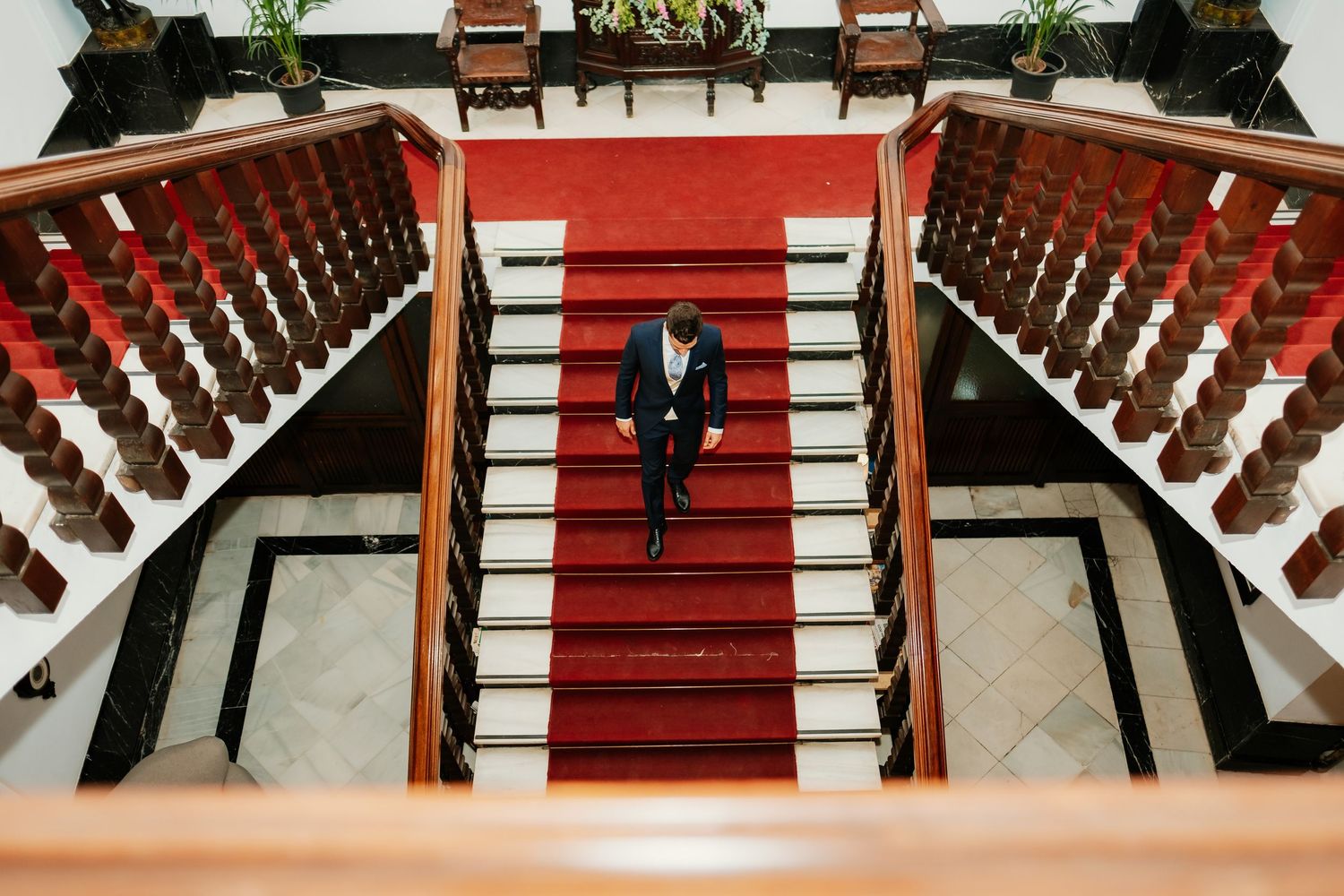 Escaleras del Real Círculo de la Amistad