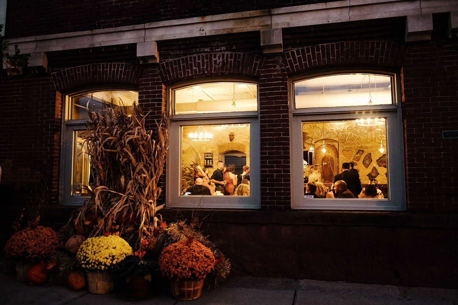 Wedding welcome party at a local Grand Rapids pub