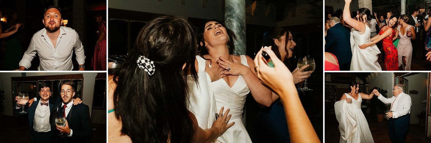 Secuencia de fotos de boda en Finca Monasterio