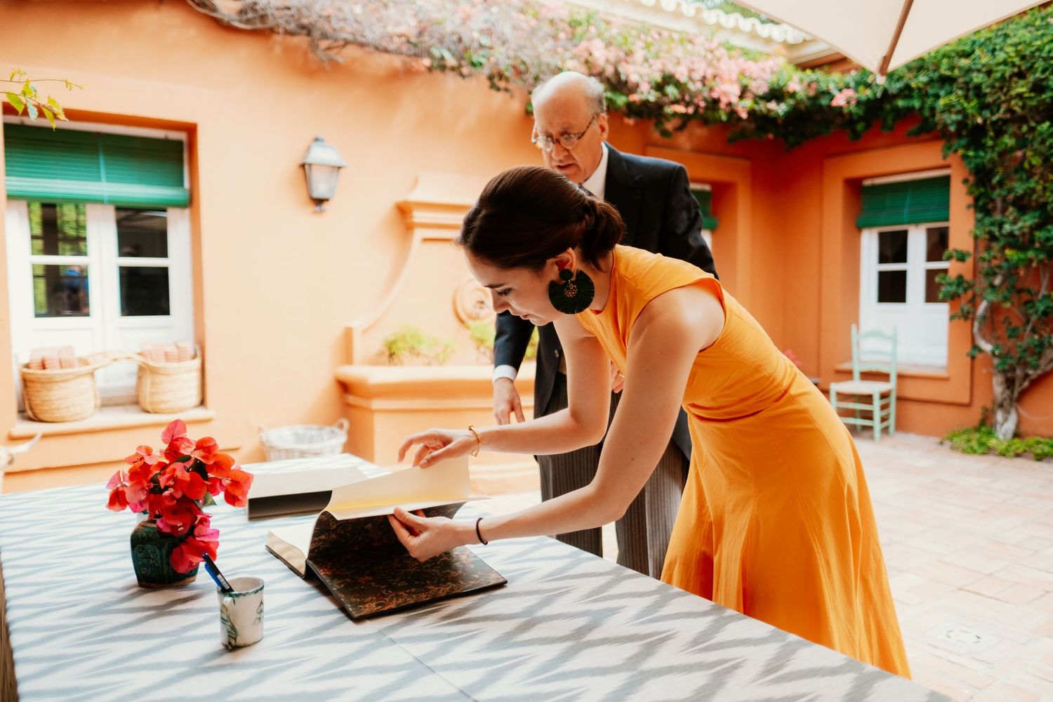 Preparativos de la novia Diana en Sotogrande