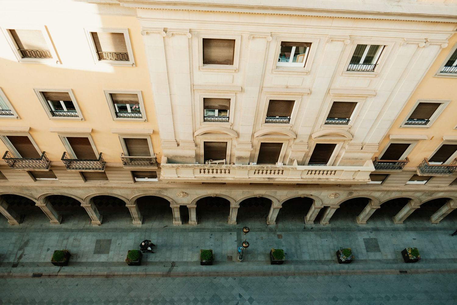 Fachada del Hotel en el Centro de Granada