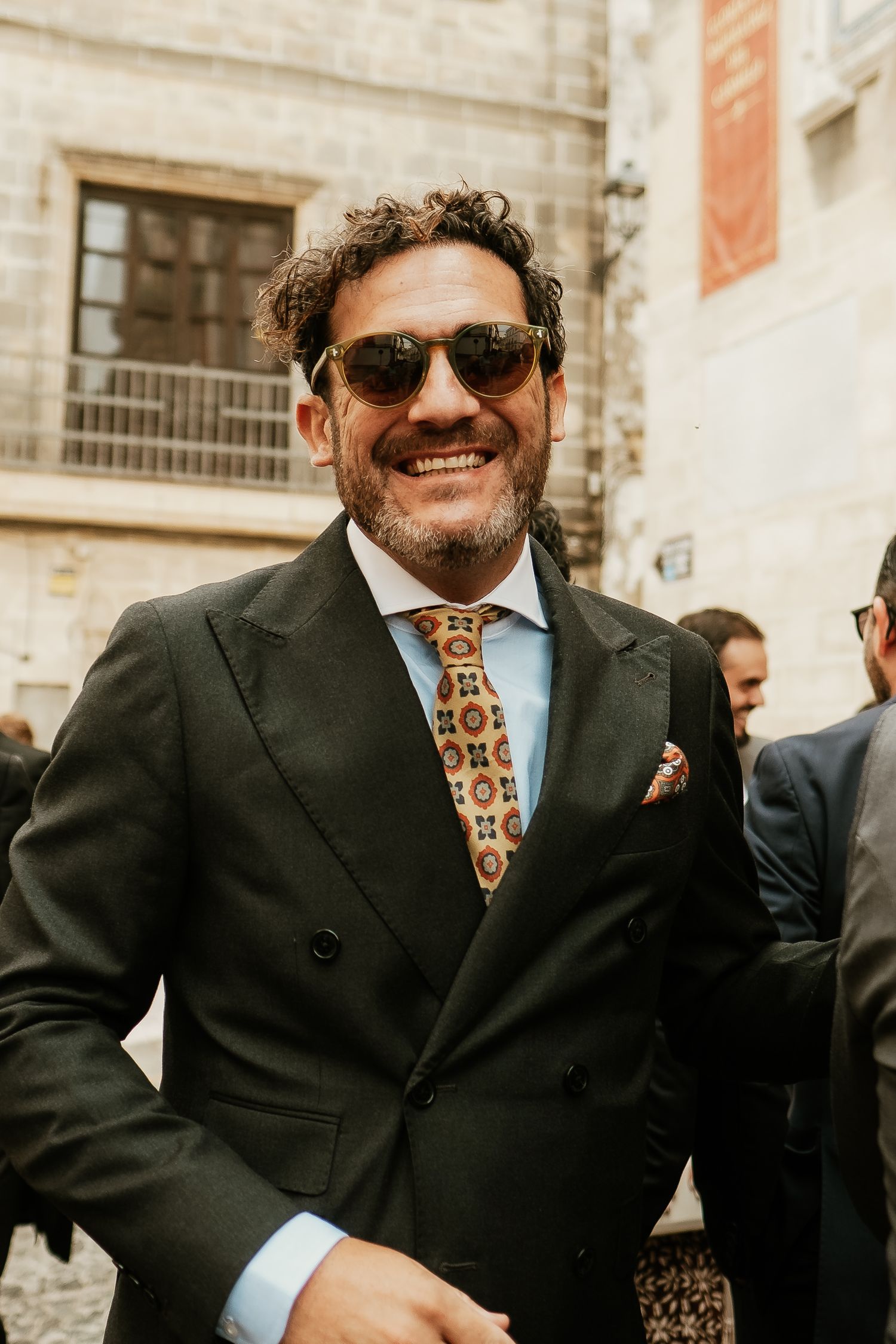 Invitado de lujo en la boda e Inma y Juanfri en Jerez. Roberto Pecino