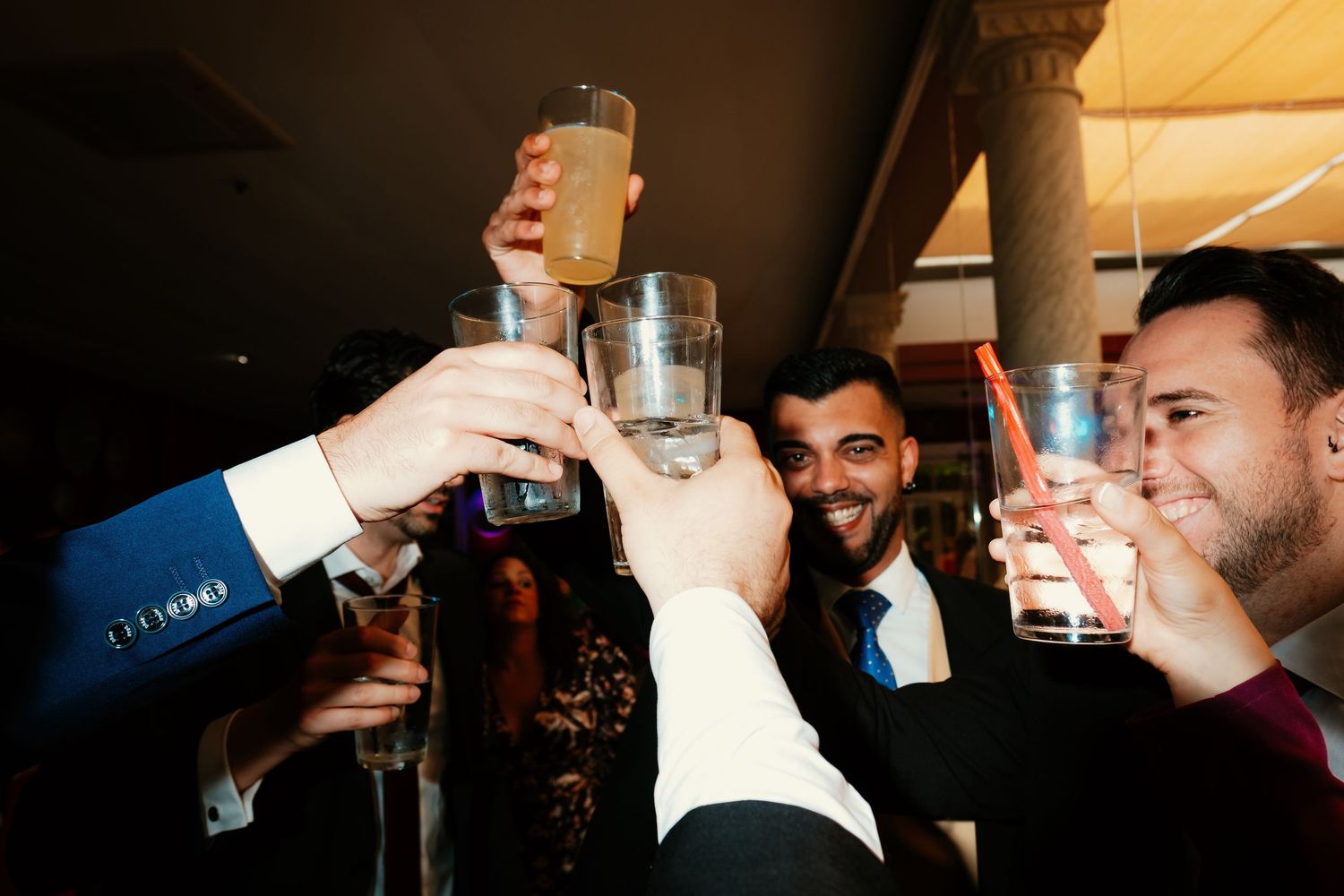 Barra libre y celebración final de la boda en Granada