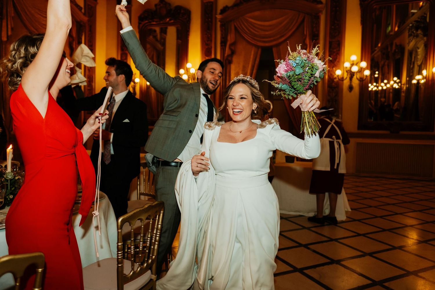 Entrada de la novia al Salón del Real Círculo de la Amistad