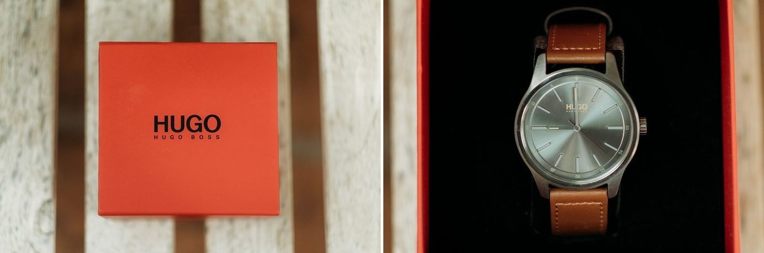 Reloj de Hugo Boss que vistió Andrés en su boda