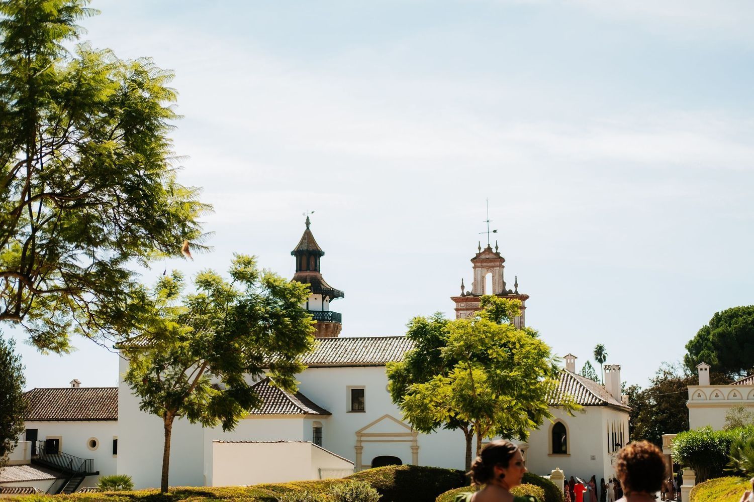 Arquitectura del siglo XVII en hotel para bodas La Almoraima Cádiz