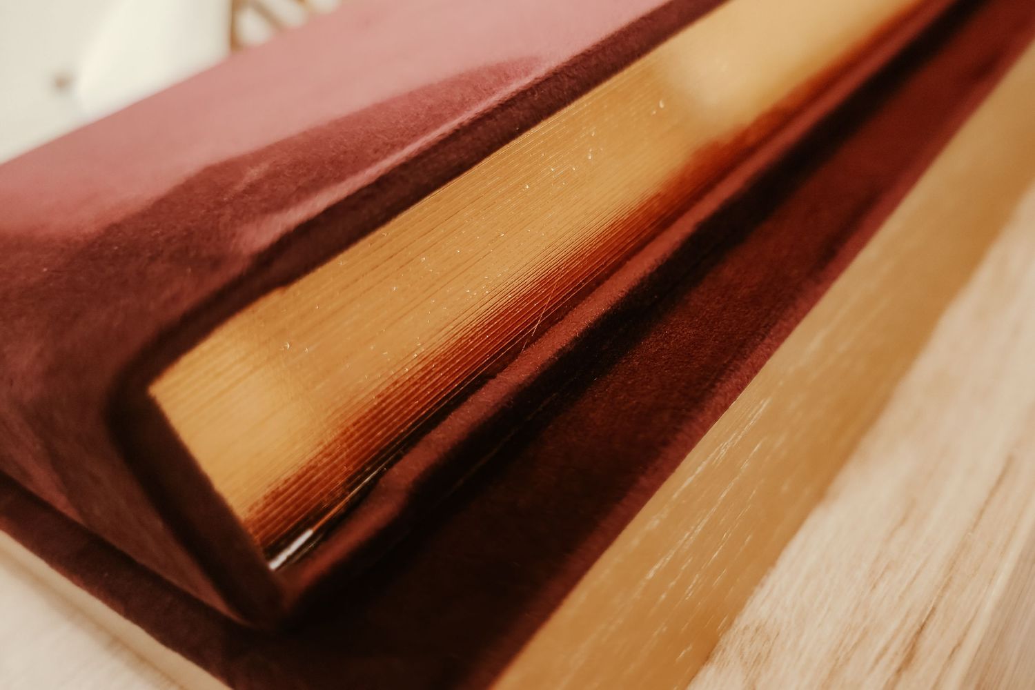 Close-up macro shot of chocolate Kit Kat candy bar segments showing layers of wafer and chocolate coating.