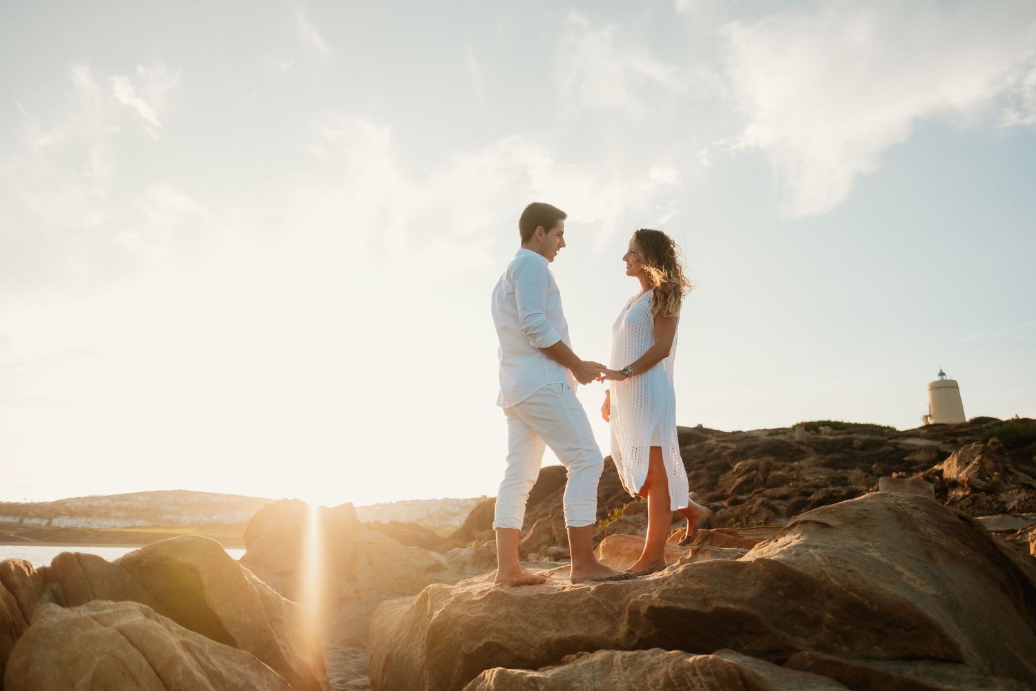 Fotografía de bodas La Línea de la Concepción vistas Alcaidesa y Faro