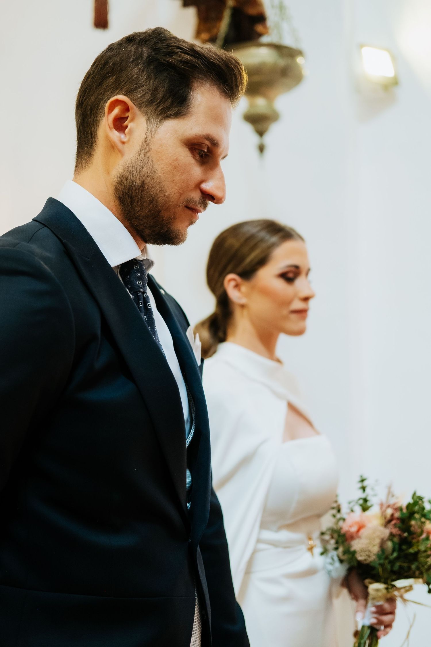 Retrato de los novios en Almoraima