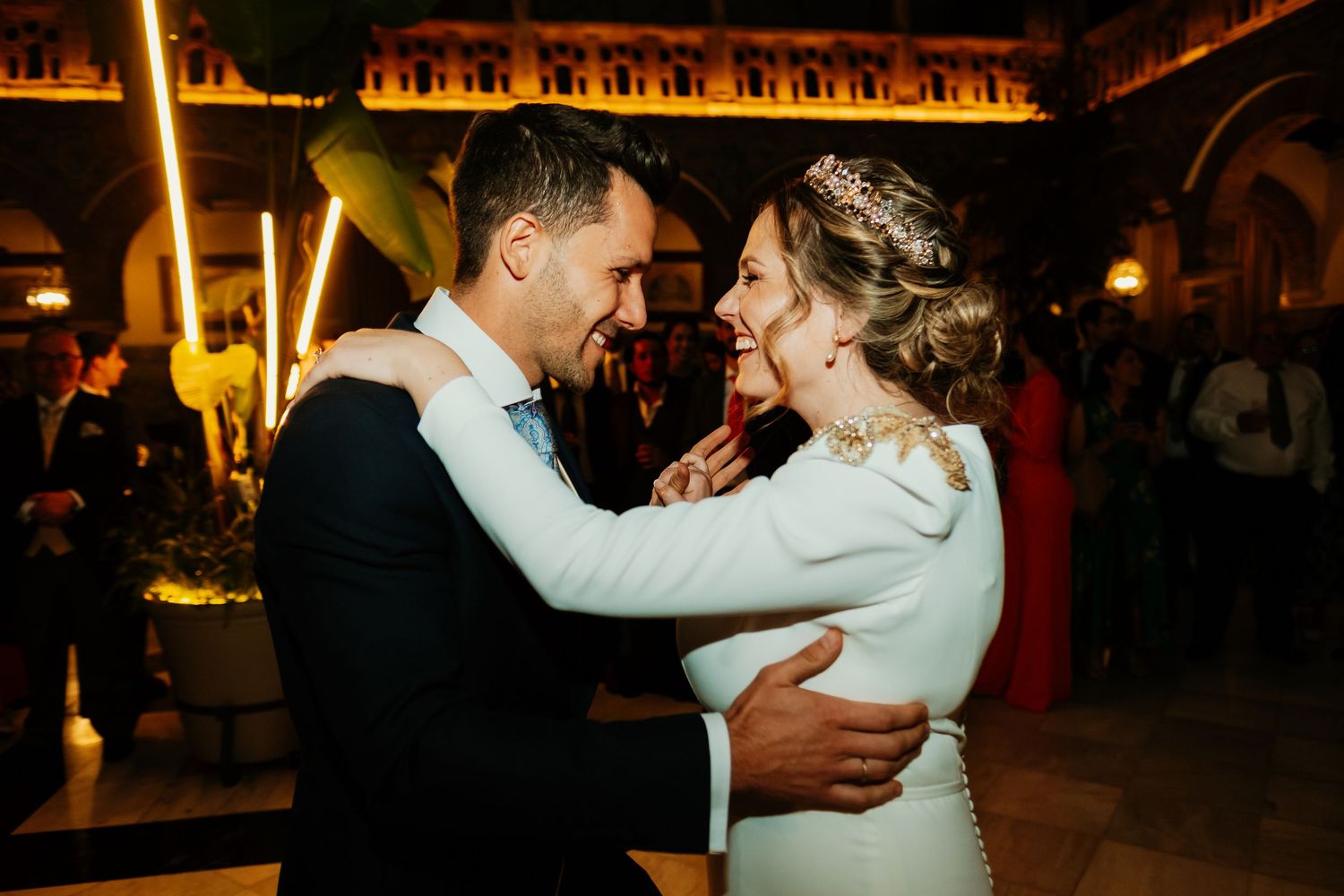 Baile de los novios en Salón del Real Círculo de la Amistad, Fotografo de boda en Córdoba