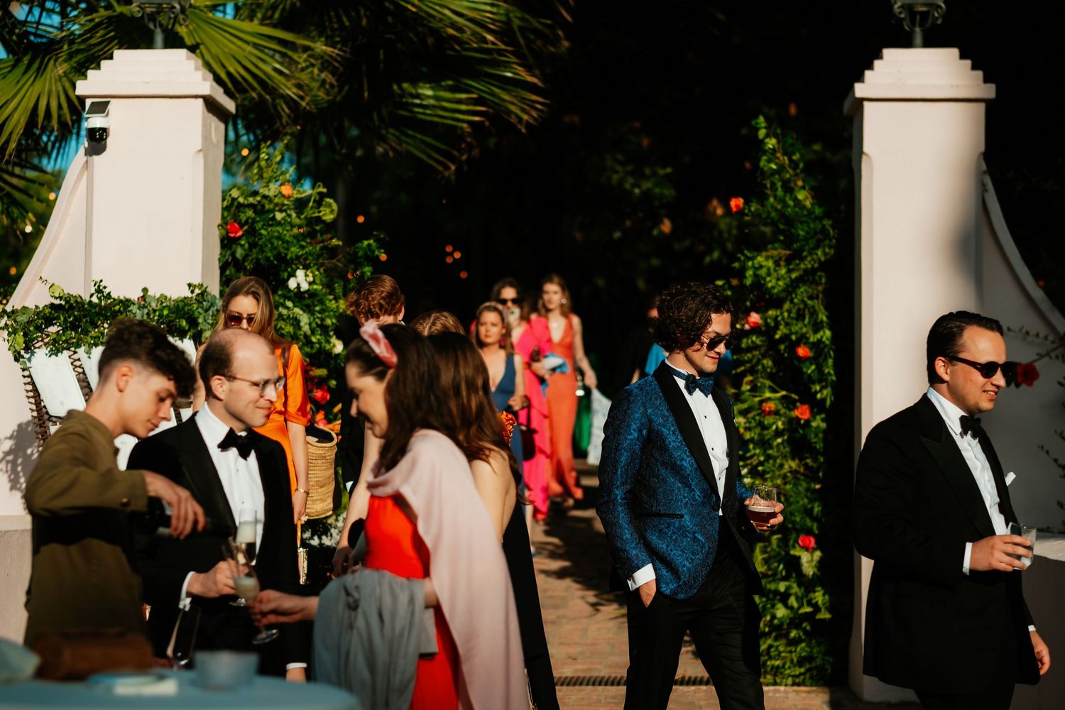 Recepción en la boda de Diana y Kuki en la Costa del Sol
