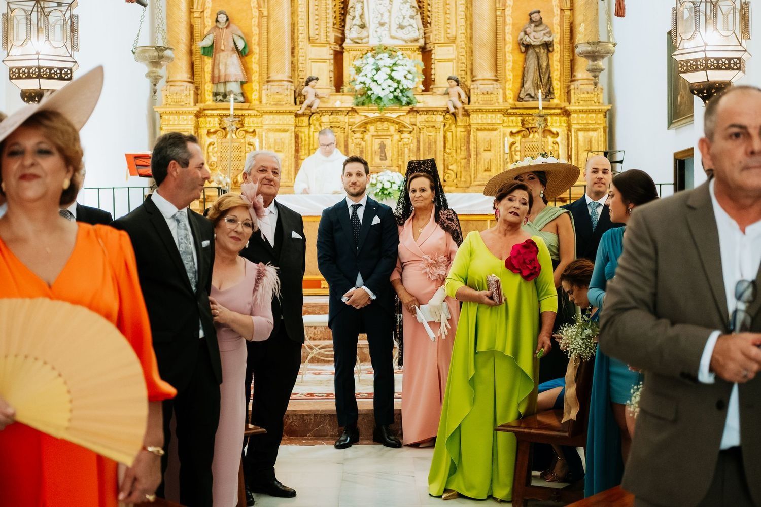 Ceremonia en la capilla de la Almoraima, boda religiosa