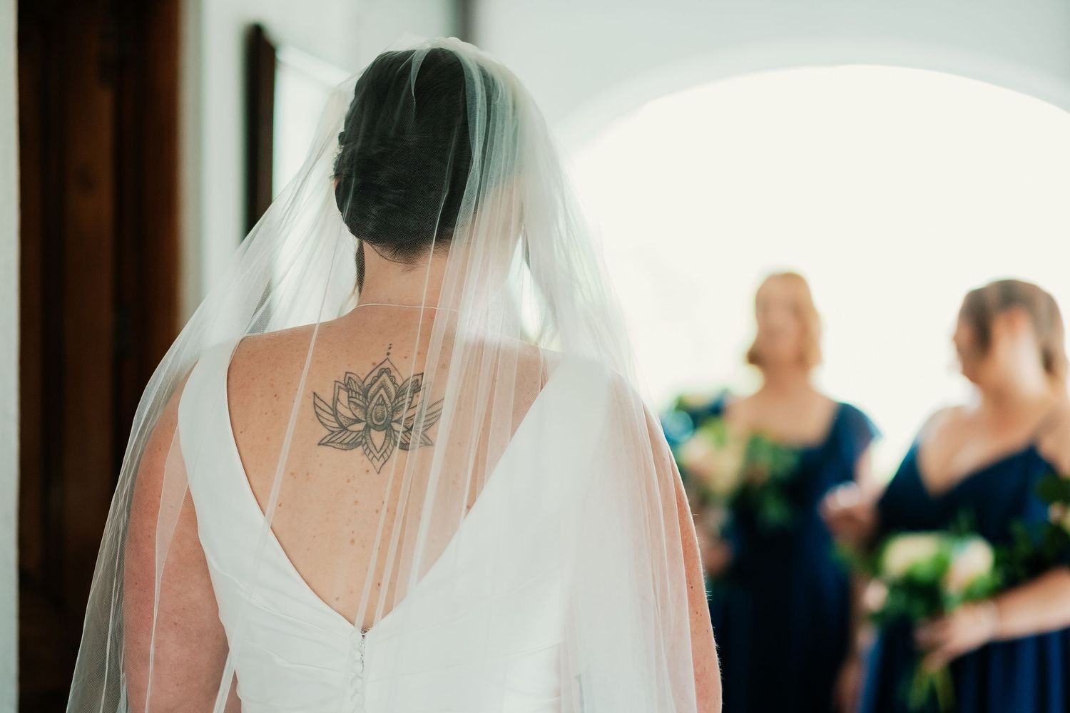 First look de Jade con sus damas en Finca Montenegral
