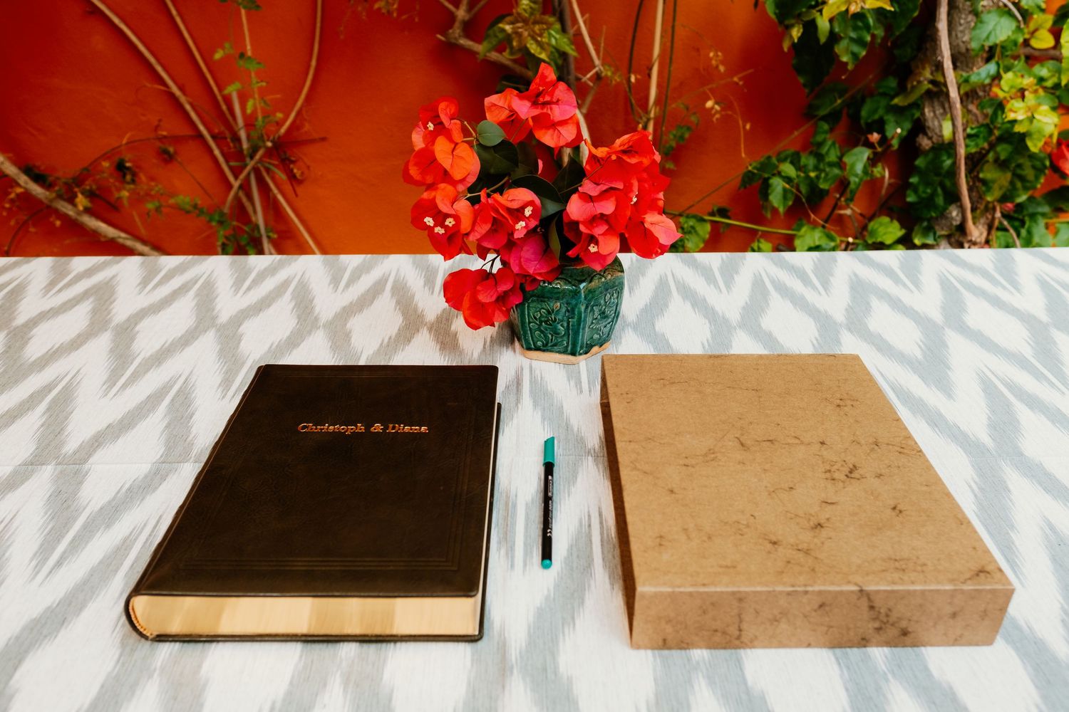Libros de firmas en boda en Sotogrande