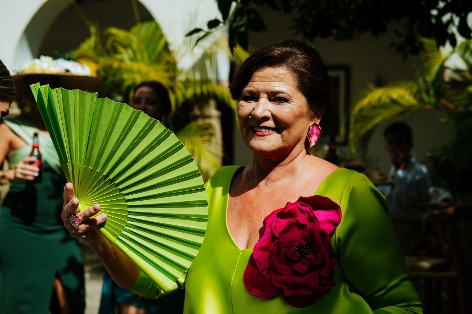 Vestido de madrina en Almoraima