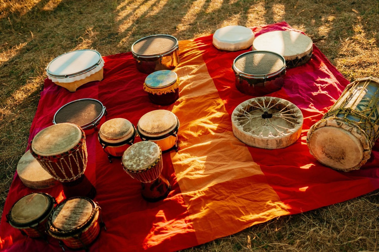 tambores ritual oda al sol boda festival wakana lake roberto pecino
