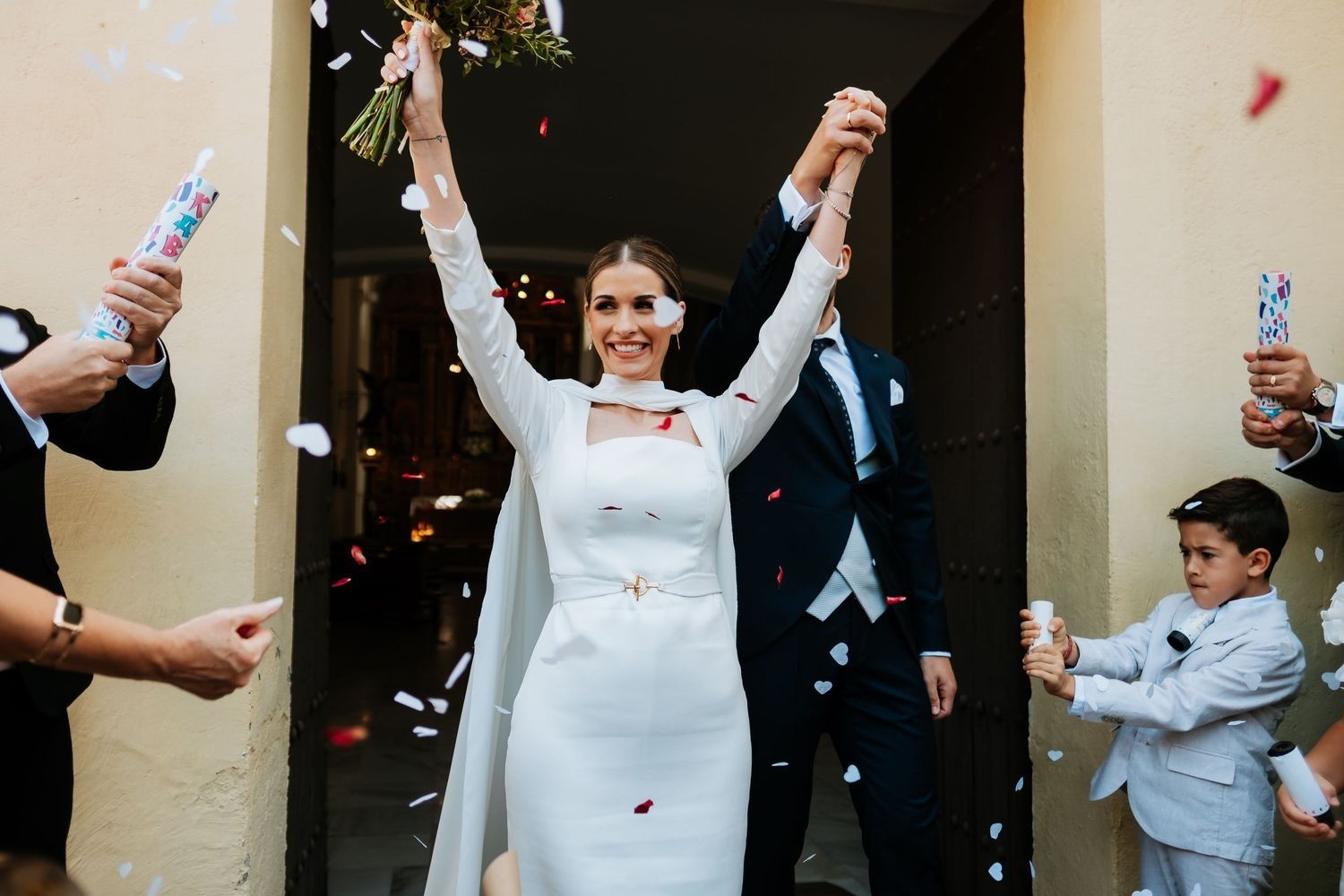Saludo de la novia a los invitados