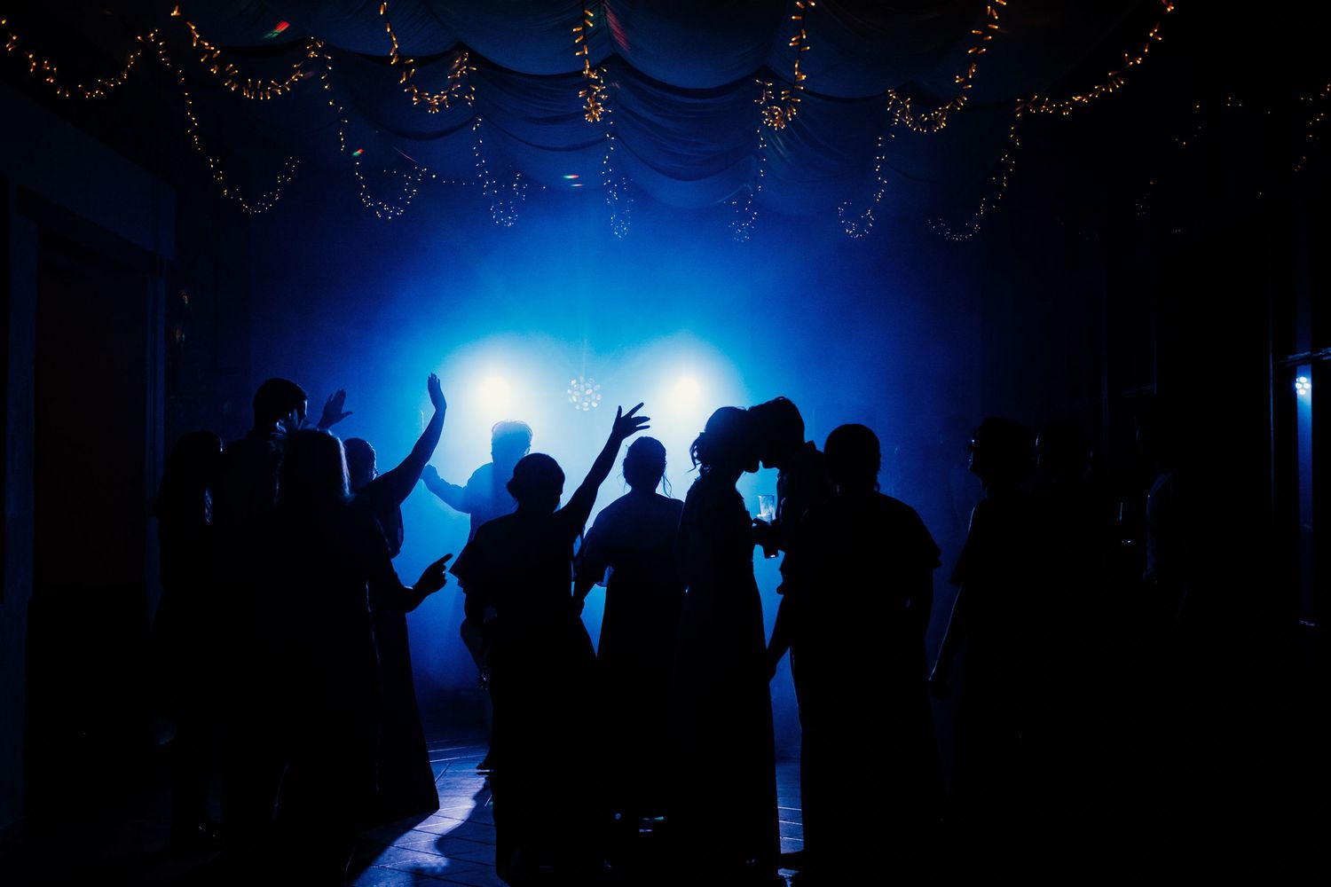 Night party atmosphere at Hacienda Almoguera, best wedding venue near Gibraltar