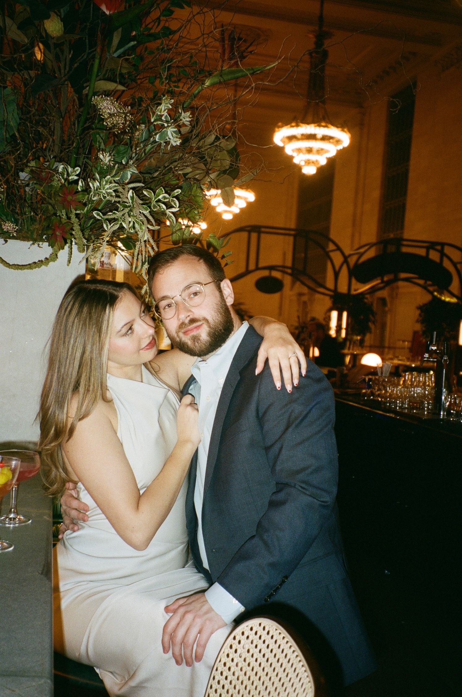 engagement shoot in grand central station