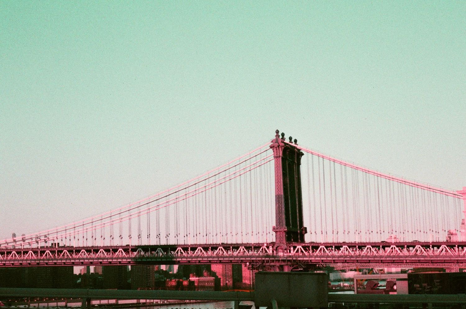 brooklyn bridge shot on 35mm film