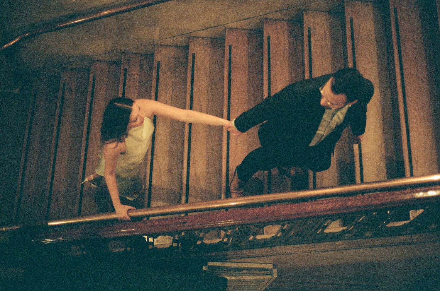 engagement shoot in grand central station