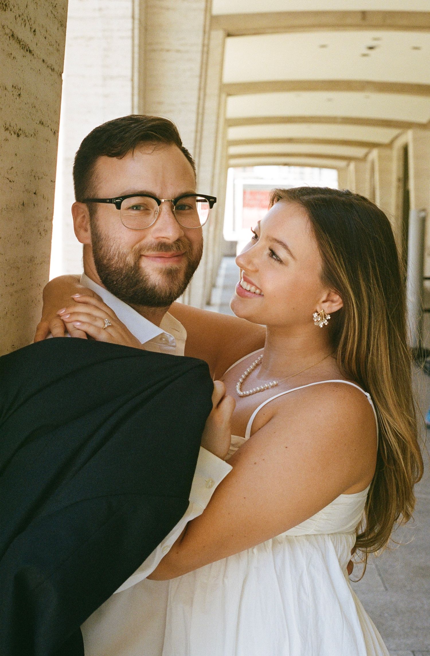 central park engagement photos