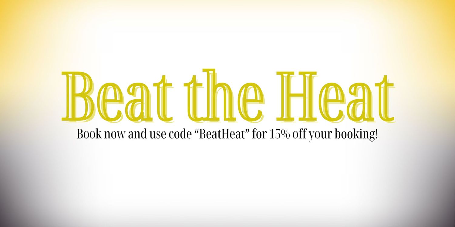 Beat the Heat 15% off promotion
