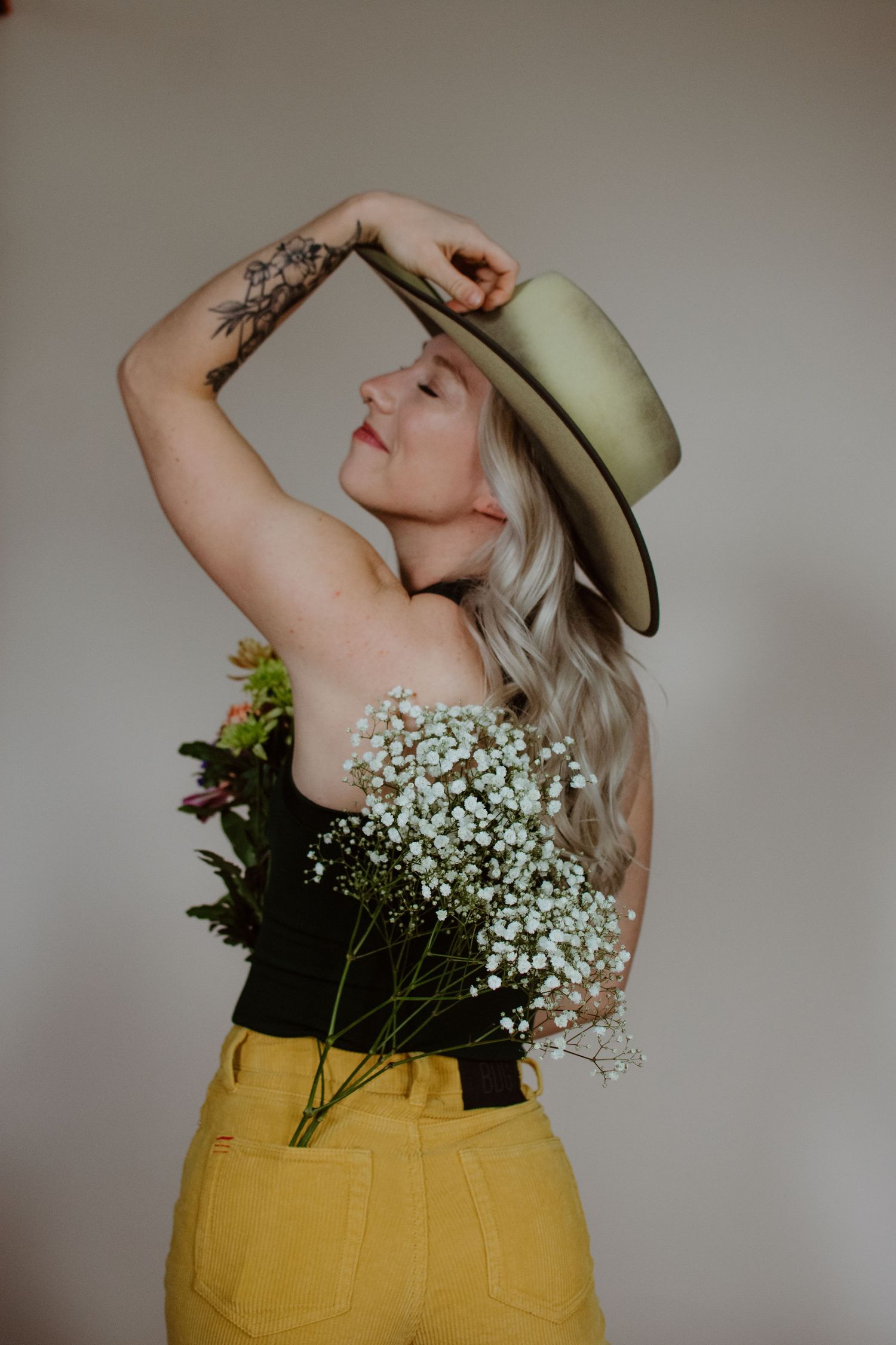Business owner creative portraits in MA studio