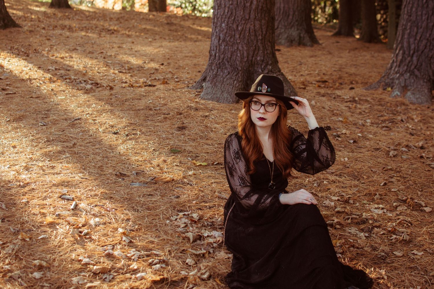 Witch creative photoshoot