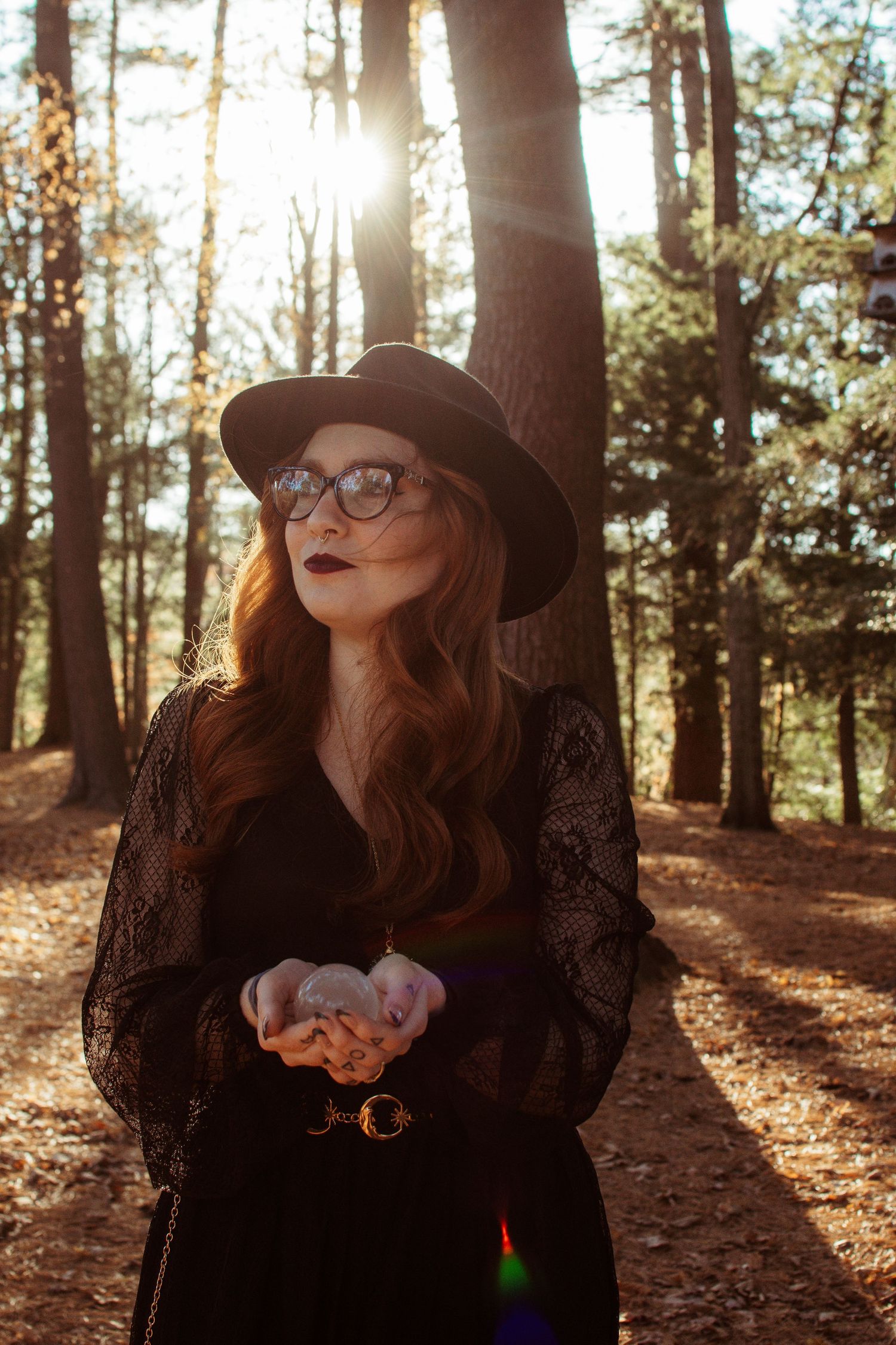Witch creative photoshoot