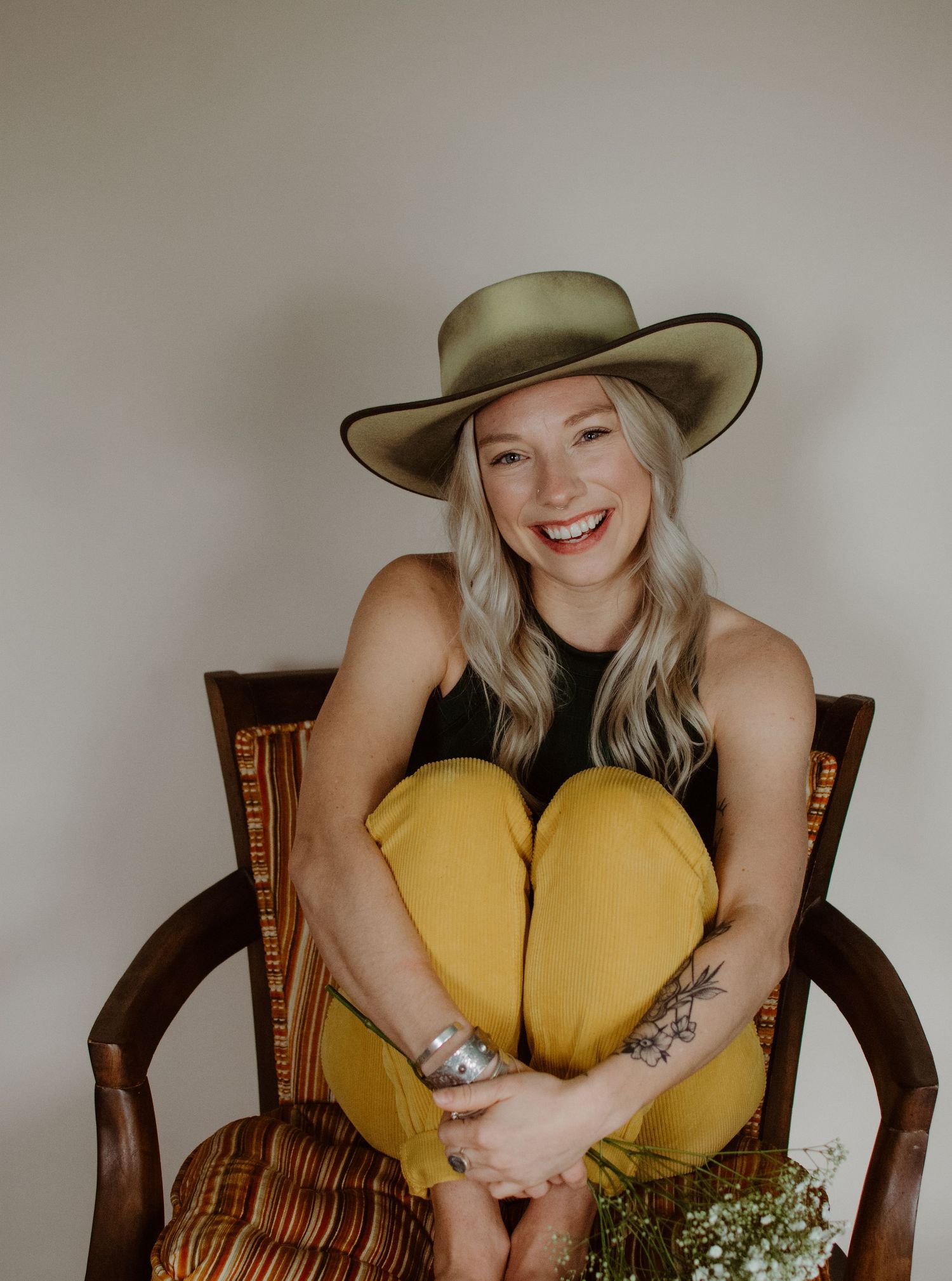 Business owner creative portraits in MA studio